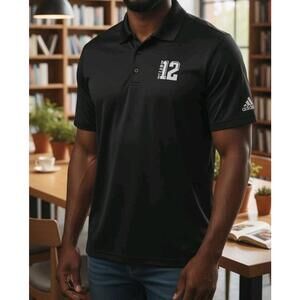 Adidas Team 12 Texas A&M Polo Shirt Men’s XL Black Athletic